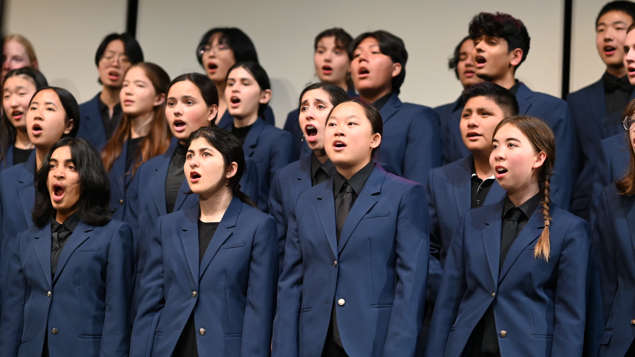 The LAHS choirs in concert